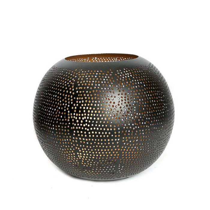 The Pierced Ball - Zwart Goud - L