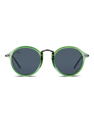  Stylish round sunglasses in a variety of colors including fern green, rich black, cloud crystal, blue powder, baby blue, tortoise black, tortoise green, and forest green. Features a modern, retro-inspired design.