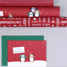 Geschenkpapier Pinguin Peter