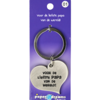 Heart Keychain - Dad