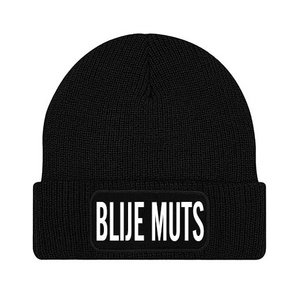 Beanie black Happy hat