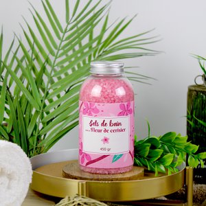 450 GRS bath salt - Cherry flower scent
