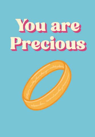 Postcard precious