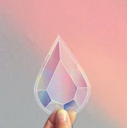 Crystal Rainbowmaker vinduesmærkat / kort - Sæt med 3
