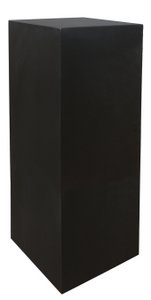 Säule/Pflanzer - Perlenmatte schwarz