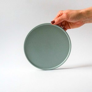 Plate / lid 16 cm - sage green