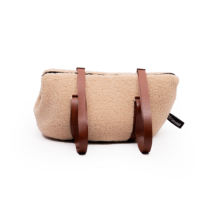 Teddy carrier bag beige