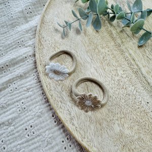 Gummibänder Natur/Beige