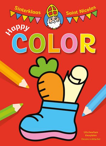 Sinterklaas Happy color color block
