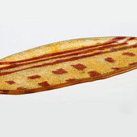 Artisano Tray Large Free 39x19 Magenta & Orange