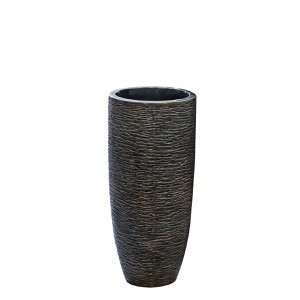 Poly/Fiberglas Pflanzgefäß "Giant" antik bronze H.75cm