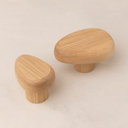 Vægkrog DROP | sort, hvid, træ