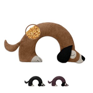 Bio-Körnerkissen mikrowellengeeignet, für Schulter & Nacken, Hund Bobby