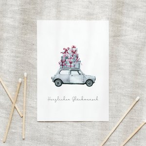 Postcard - Gift Car