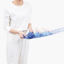 Shupatto borsa shopping pieghevole compatta taglia M - Ocean (Umi)