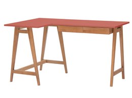 LUKA L-Shaped Desk Left/Right Handed 135x85cm