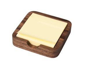 Sticky Notes Holder - OakyBlocks - Walnut