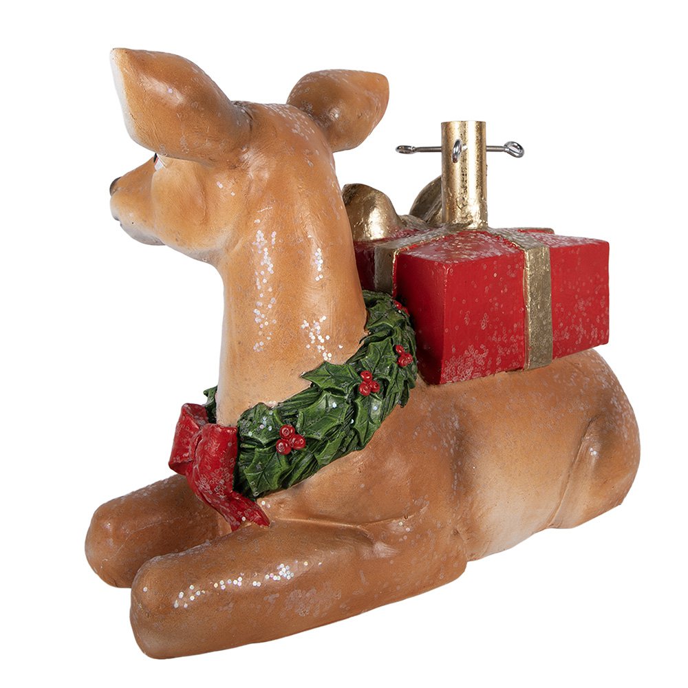 Kerstboom Standaard Hert 57x25x39 cm Bruin Kunststof