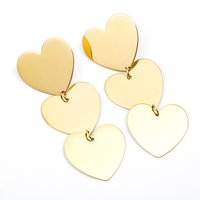 Oorbellen stainless steel GOUD - E60736110450