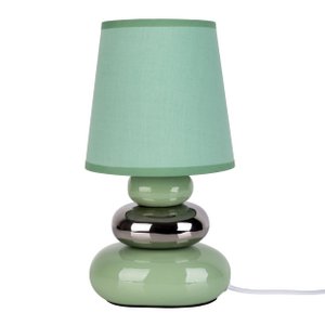 Keramik Tischleuchte "STONEY" mint - Klassik - Tischleuchte - - mint - E14 - keine Angabe