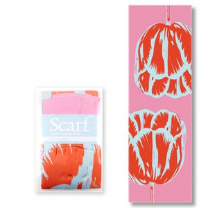 Scarf , Tulip Pop line Pink