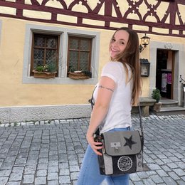 Bolso bandolera Sunsa para mujer. Bolso bandolera pequeño. Bolso bandolera estilo vintage. Bolso de lona. Bolso bandolera grande para mujer.
