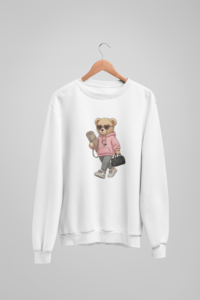 Self Care Girl Bear Sweatshirt