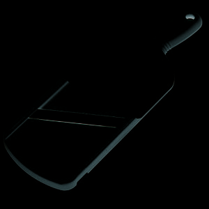 Universele keramische schaaf, tweesnijdend, rood