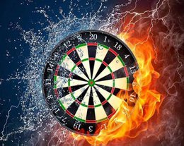  Diamond painting kit, dartboard design, colorful numbered canvas, craft hobby art project.