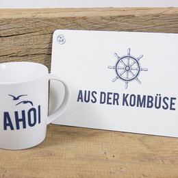 Taza grande de porcelana Ahoy