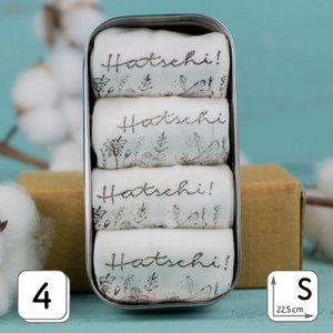 Test handkerchiefs Hand pressure Tiny Box Hatschi for DIY wet wipes