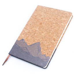 Natural Cork Printed Notebook L-869