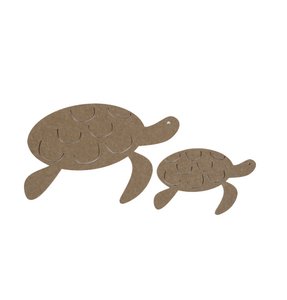 Turtle Jonathan set of 2 Light Oak