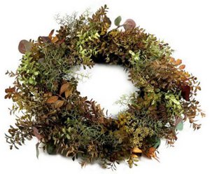 WREATH MIX          1PC       GRN-BRN