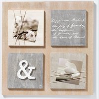 Gallery frame Bella 4er for 2 photos up to 10x10 cm