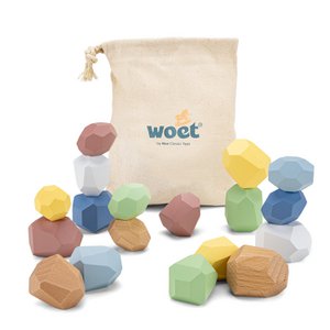 Wooden Balance Blocks - 18 pieces