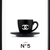 Chanel Coffee No. 5 Poster