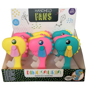 Dinosauria Handheld Hand-Operated Dinosaur Fan