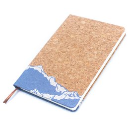 Natural Cork Printed Notebook L-869