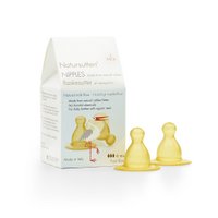 Natursutten bottle teats 2 pieces per box, fast flow