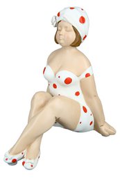Polyfigur "Becky" rød/hvid VE 2 so
