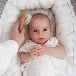 Babyhårbørste - gedehår