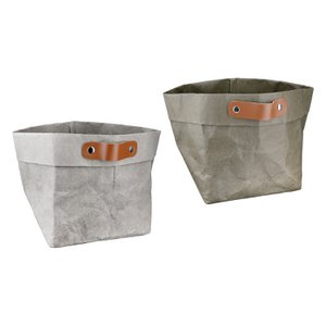 Basket 2x assorted H.15 cm - 2x assorted