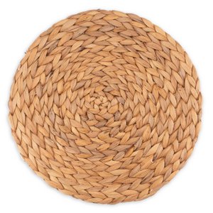 Handgemaakte Pot Coaster gemaakt van waterhyacint - 25 cm diameter