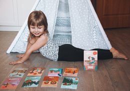 Yogakort til børn - julegave