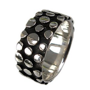 Zilveren ring R 640, gezwart