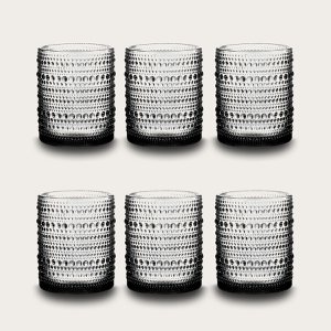 Arca Serenity Waterglas 300ml, helder, set van 6 stuks, verpakt in een giftbox