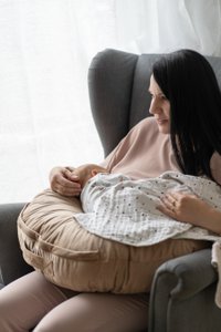 Samt-Stillkissen – für Mutter und Baby, Samt-Stillkissen, Mutter- und Babykissen
