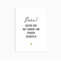 Postcard || bye colleague