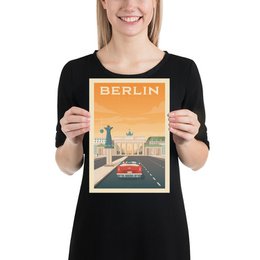 Vintage Berlin Poster | Premium poster City Berlin Germany